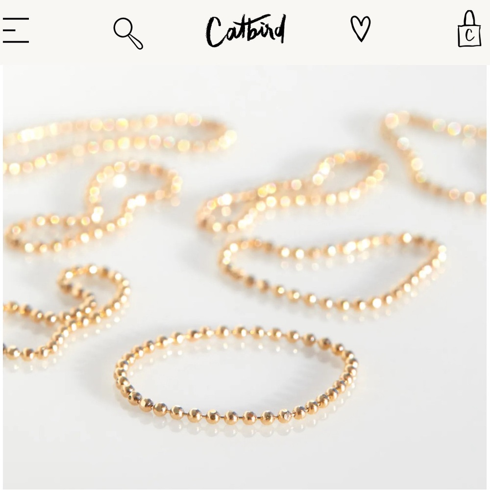 Catbird little disco ring size 7